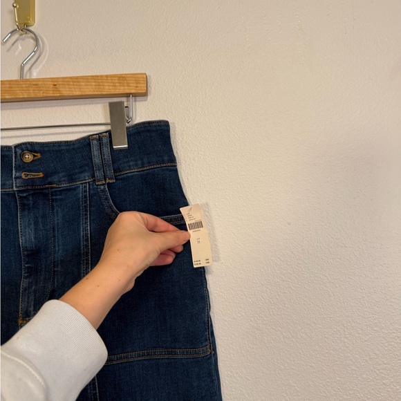 Anthropologie Pilcro The Skipper Crop Wide Leg Jeans Women’s Sz 31 NWT - Picture 7 of 9